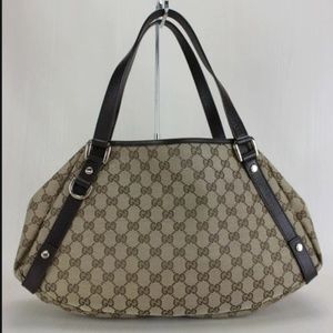 Gucci GG Canvas Tote Bag **Authentic**